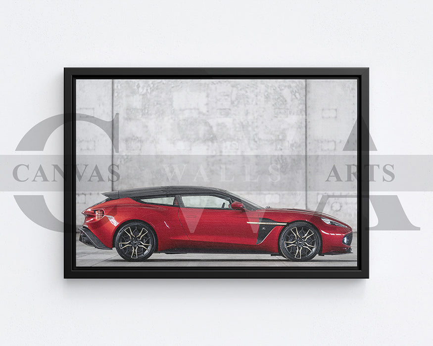 Aston Martin Vanquish Zagato Car Canvas Wall Art