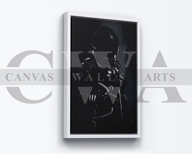 Astronaut Character Canvas Wall Art