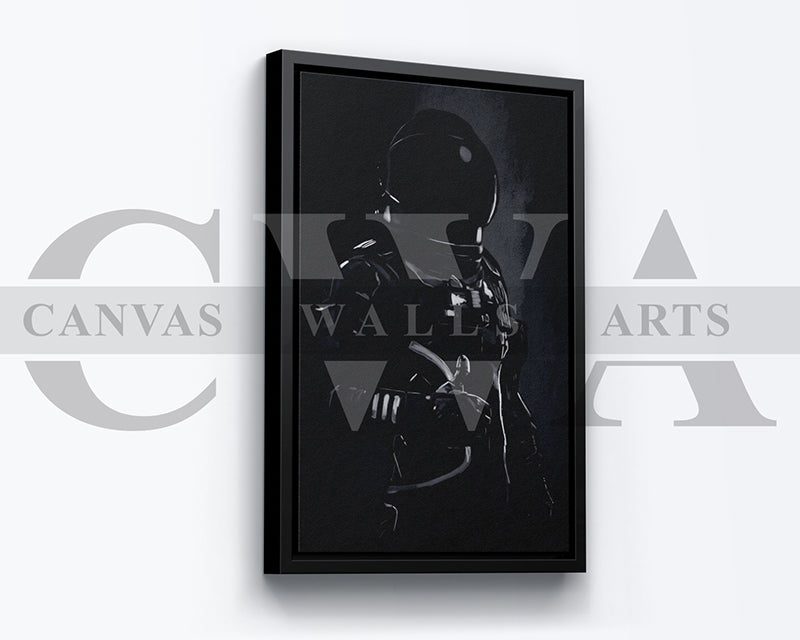 Astronaut Character Canvas Wall Art