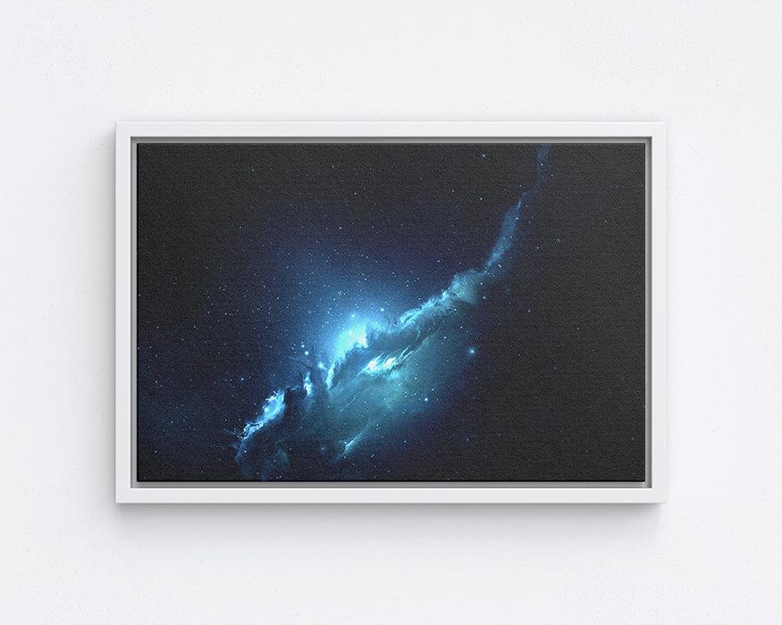 Atlantis Nebula Canvas Wall Art Galaxy Canvas Print