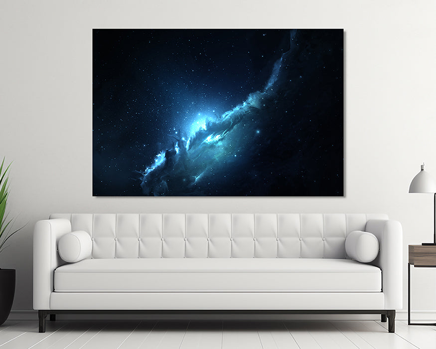 Atlantis Nebula Canvas Wall Art Galaxy Canvas Print