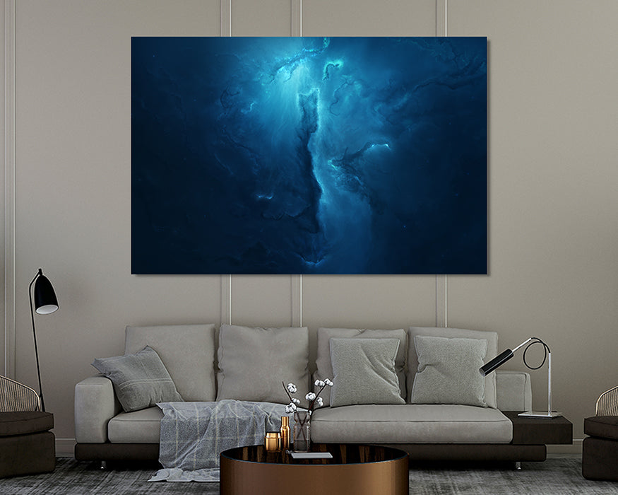 Atlantis Nebula Galaxy Canvas Wall Art