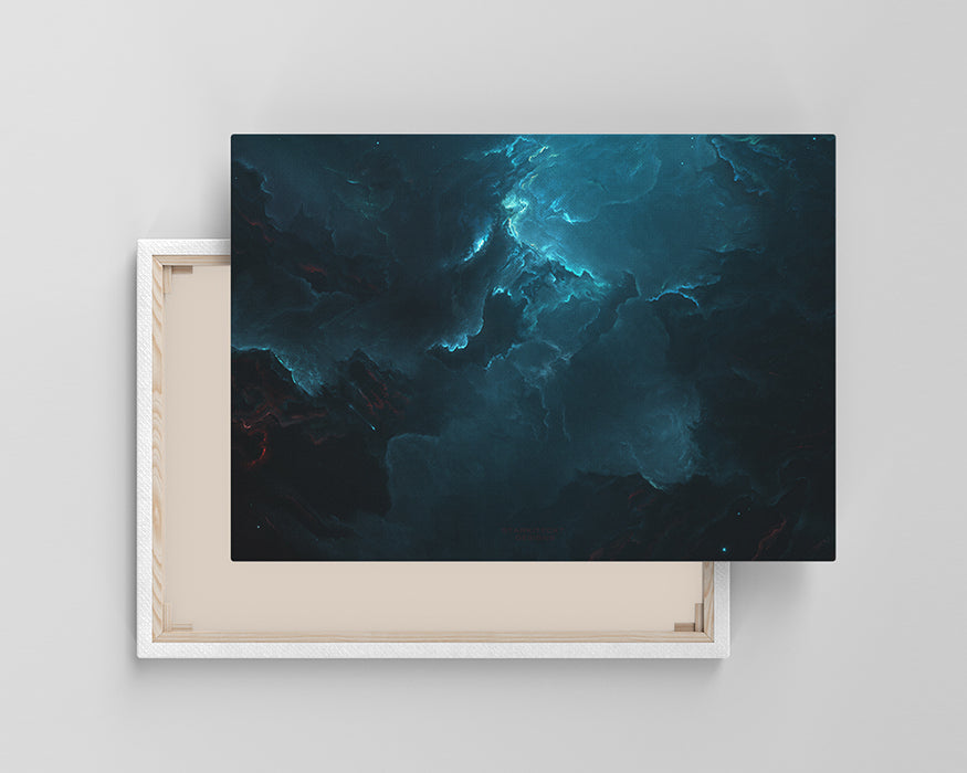Atlantis Nebula Galaxy Canvas Wall Arts