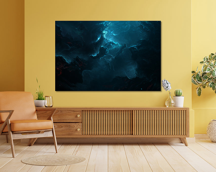 Atlantis Nebula Galaxy Canvas Wall Arts
