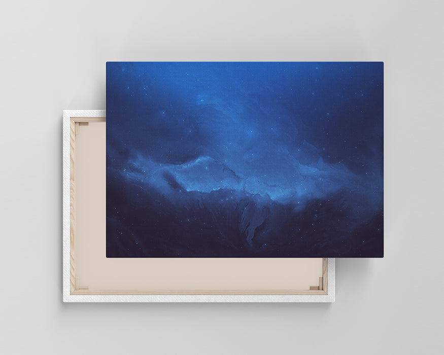 Atlantis Nebula Canvas Wall Art Galaxy Poster Print