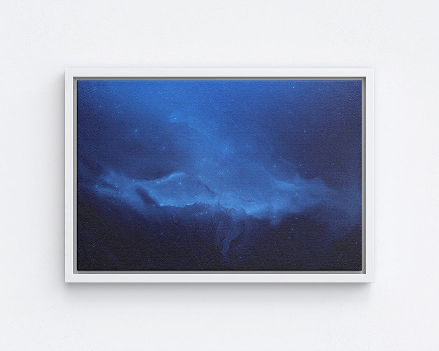 Atlantis Nebula Canvas Wall Art Galaxy Poster Print