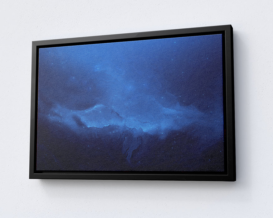 Atlantis Nebula Canvas Wall Art Galaxy Poster Print