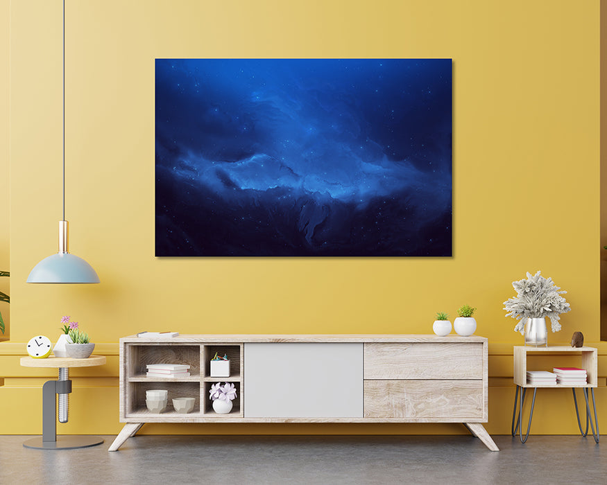 Atlantis Nebula Canvas Wall Art Galaxy Poster Print