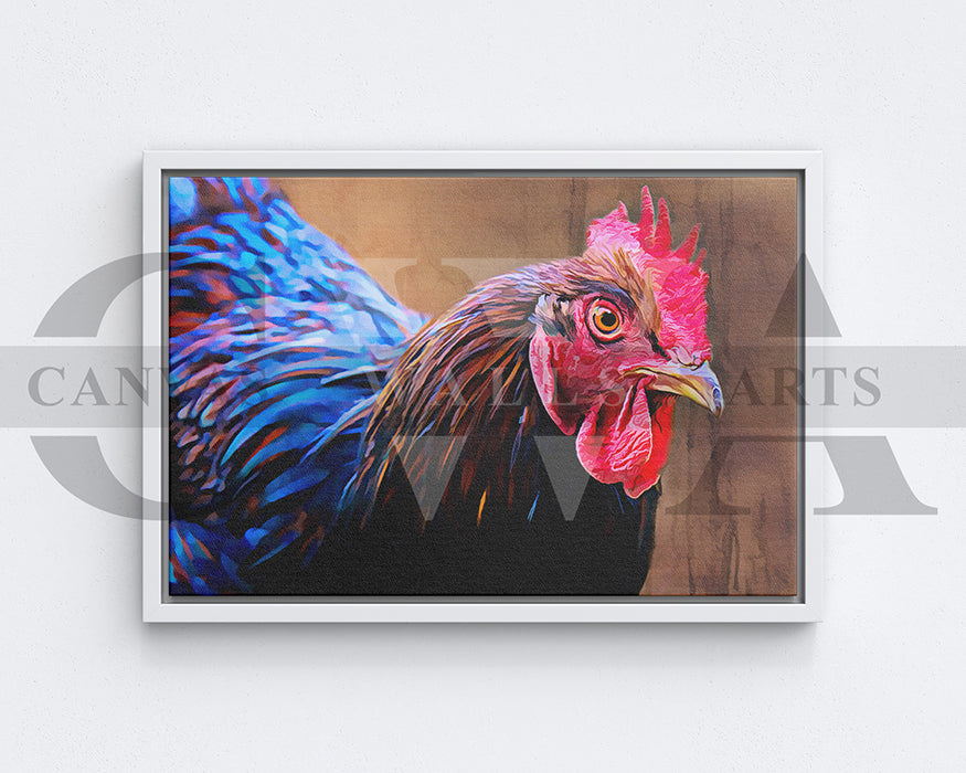 Australorp Chicken Canvas Wall Art Bird Poster Print