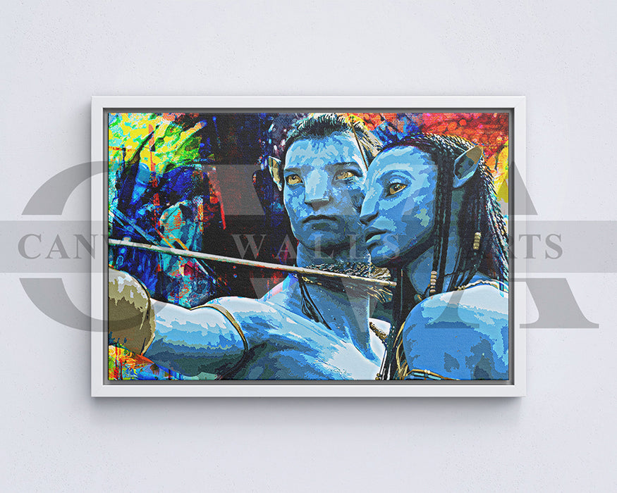 Avatar Canvas Wall Art Abstract Movie Poster Frame