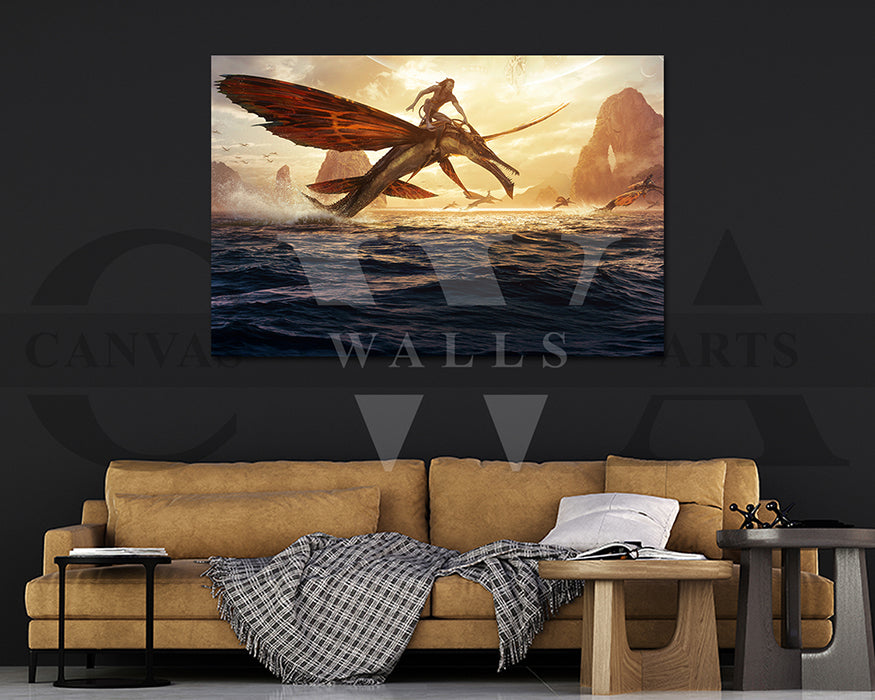 Avatar The Way of Water sci fi fantasy Movie Wall Art