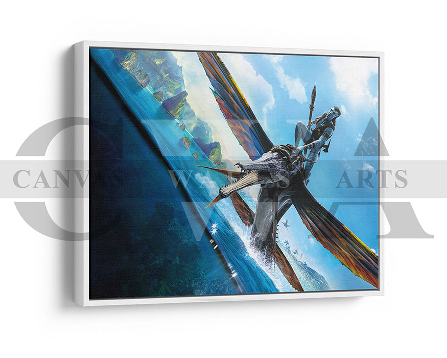 Avatar Way of Water Wall Art Canvas Frame Ready to Hang