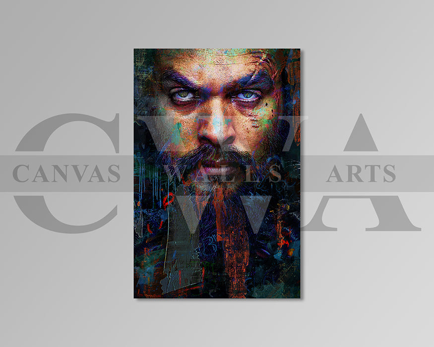 Baba Voss Canvas Wall Art Abstract Movie Poster Print