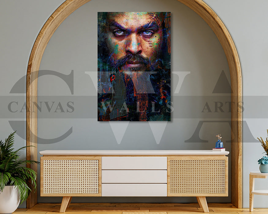 Baba Voss Canvas Wall Art Abstract Movie Poster Print