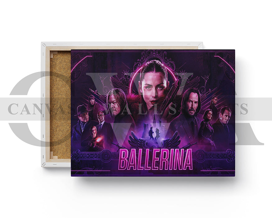 Ballerina Canvas Wall Art