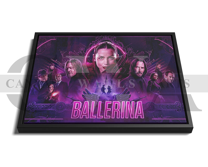 Ballerina Canvas Wall Art