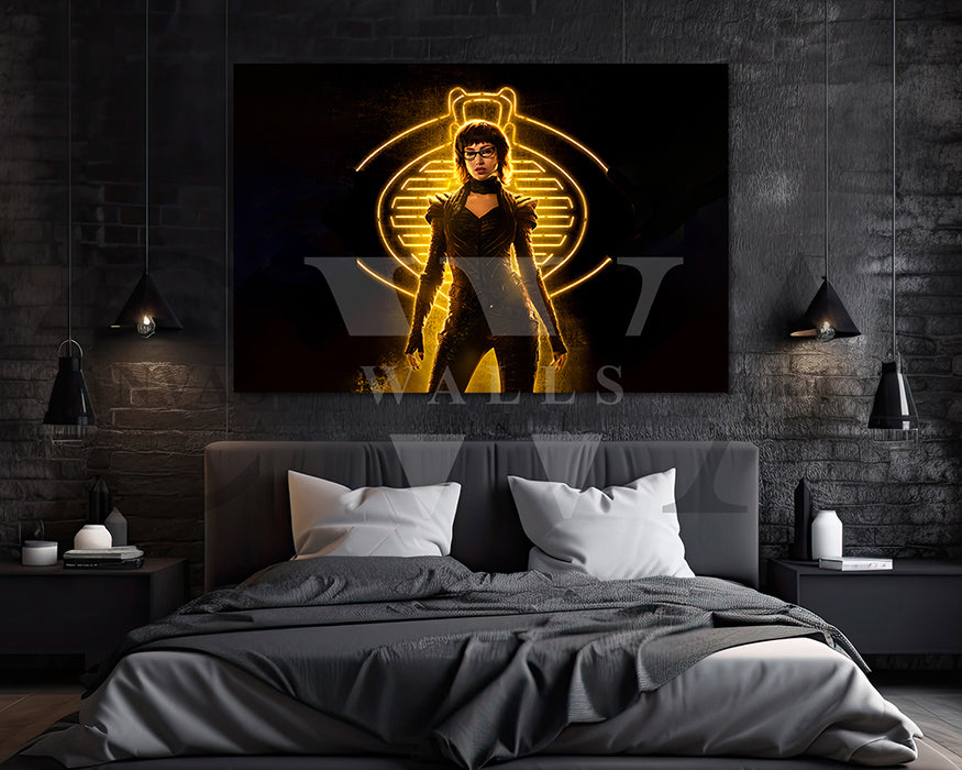 Baroness Snake Eyes Canvas Wall Art