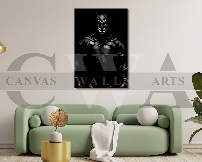 Bat Man Canvas Wall Art Abstract Movie Poster