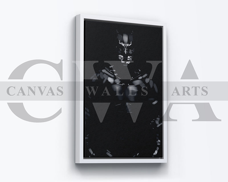 Bat Man Canvas Wall Art Abstract Movie Poster