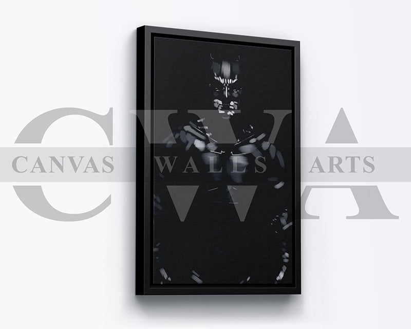 Bat Man Canvas Wall Art Abstract Movie Poster