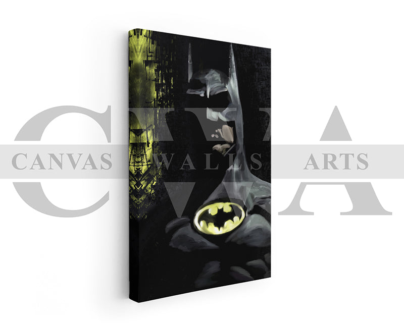 Bat Man Canvas Wall Art