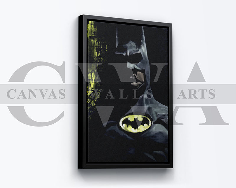 Bat Man Canvas Wall Art