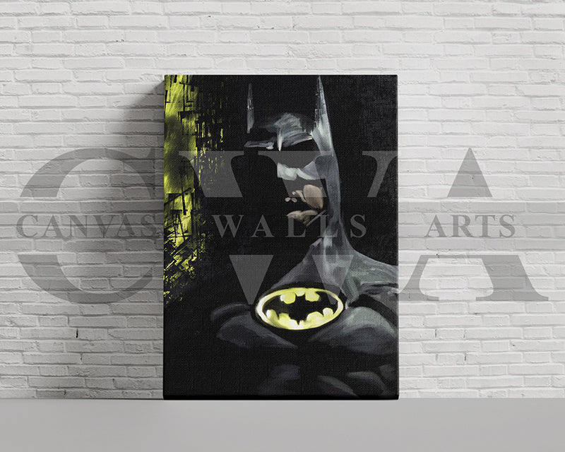 Bat Man Canvas Wall Art
