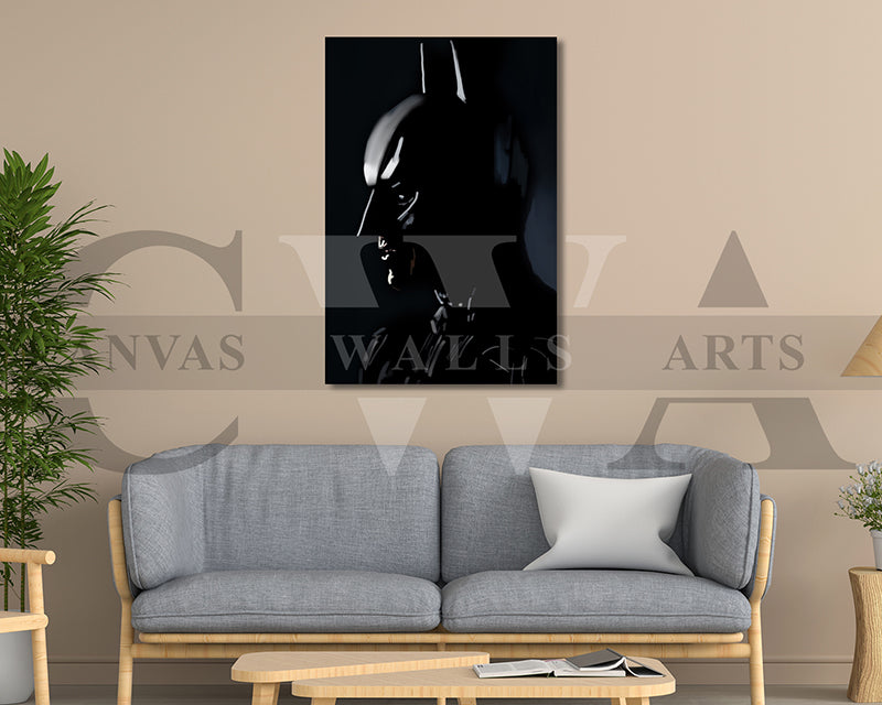 Bat Man Canvas Wall Art Abstract Movie Poster