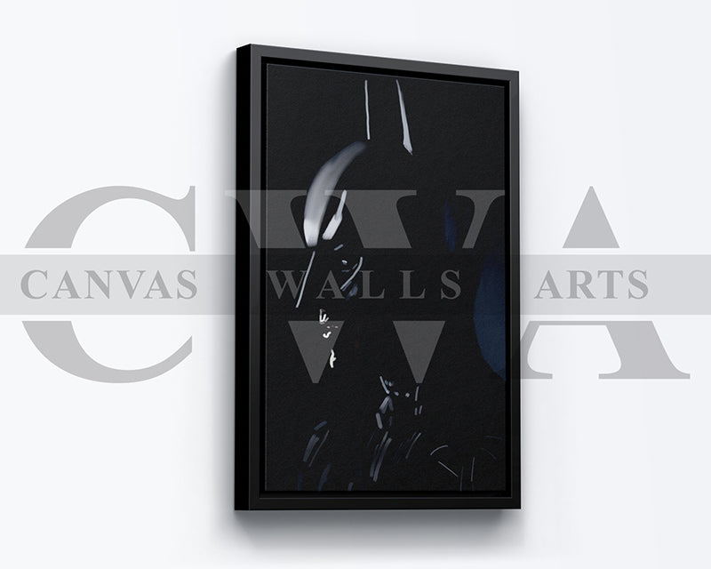 Bat Man Canvas Wall Art Abstract Movie Poster