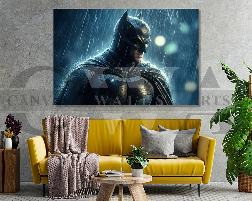 Batman Crusader Watchful Eye Canvas Wall Art