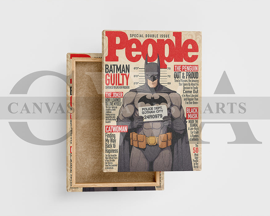 Batman Guilty Canvas Wall Art