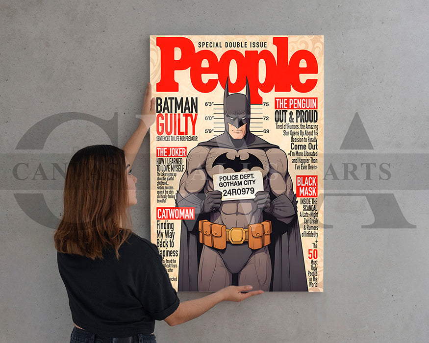 Batman Guilty Canvas Wall Art