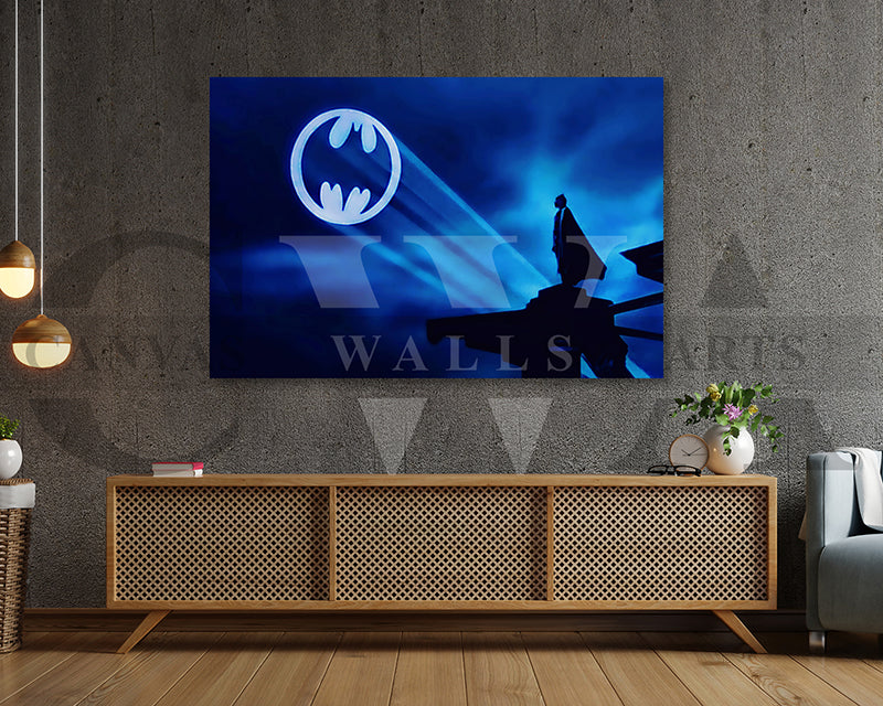 Batman Canvas Wall Art Movie Oil Painting Canvas Print