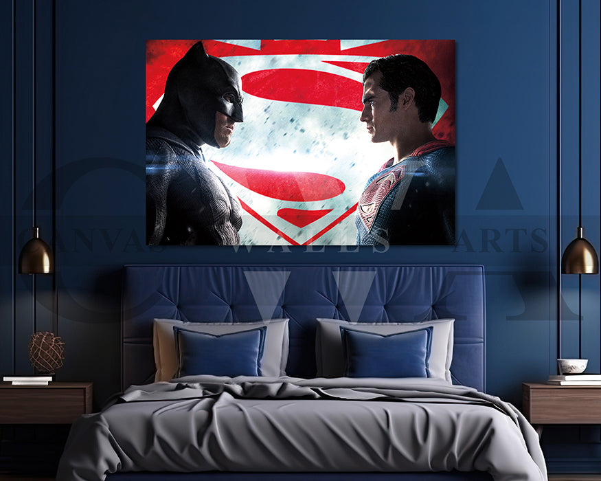 Batman v Superman Canvas Wall Art