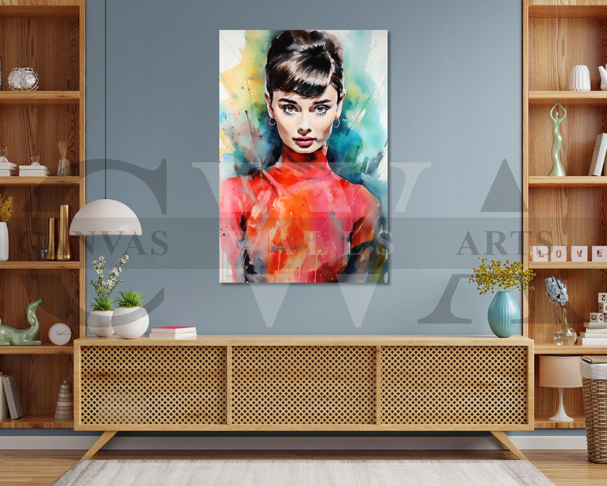 Beautiful Woman Painting Canvas Wall Art
