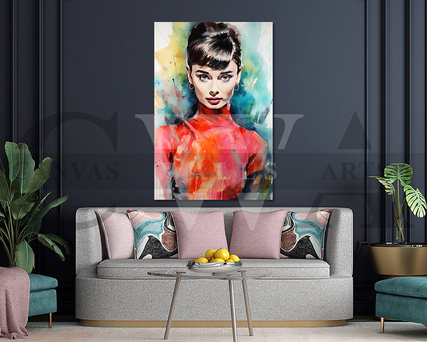 Beautiful Woman Painting Canvas Wall Art