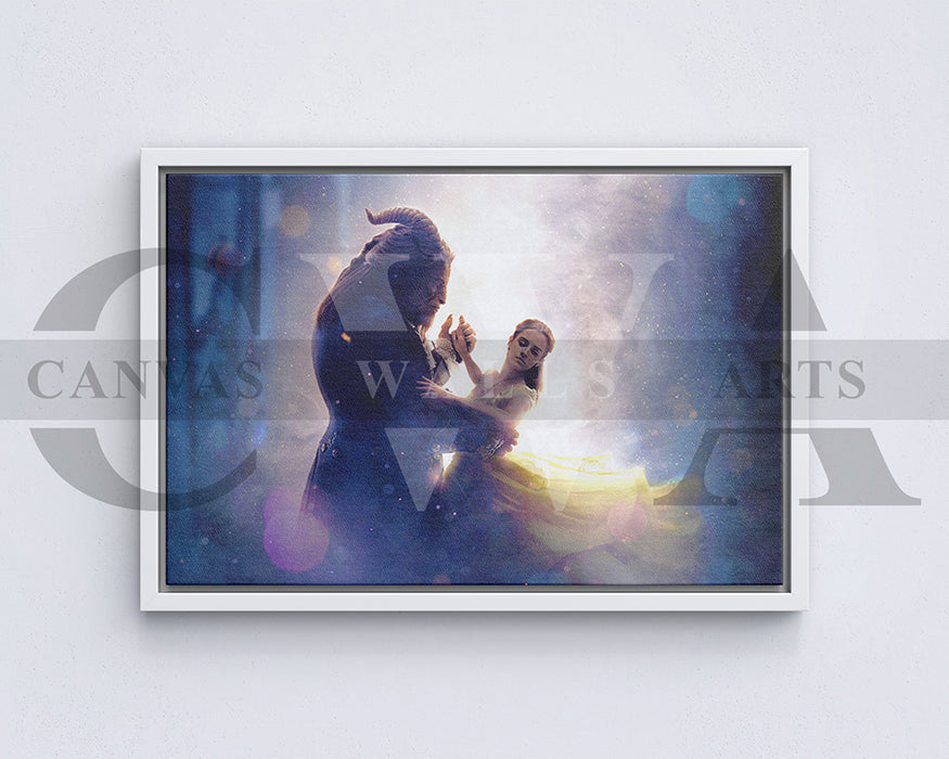 Beauty and the Beast Canvas Wall Art Movie Poster Print