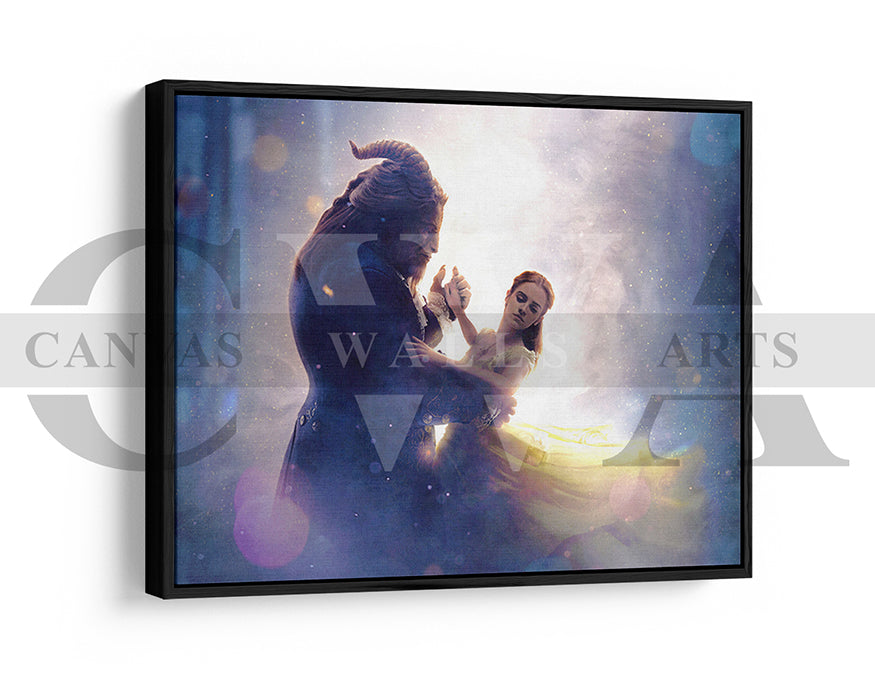 Beauty and the Beast Canvas Wall Art Movie Poster Print