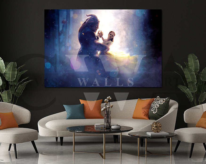 Beauty and the Beast Poster Wall Art