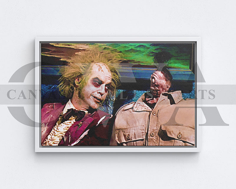 Beetlejuice Canvas Wall Art Movie Oil Painting Canvas Print