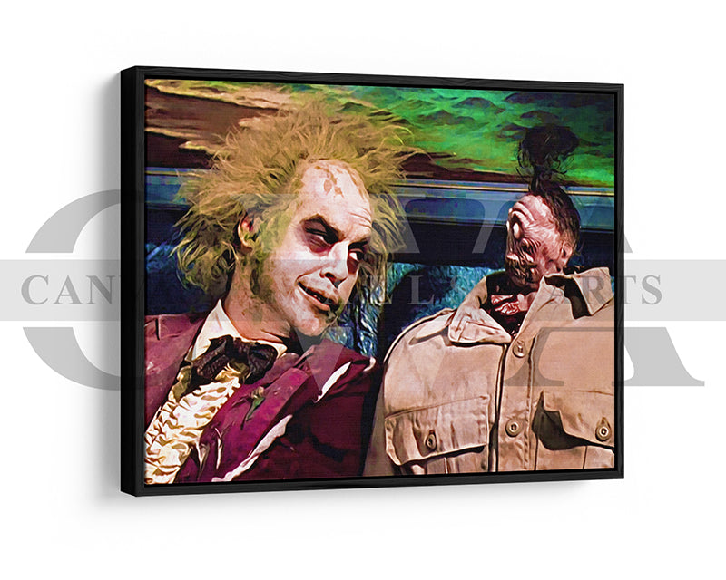 Beetlejuice Canvas Wall Art Movie Oil Painting Canvas Print