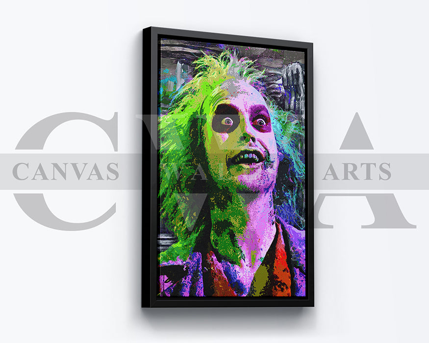 Beetlejuice Canvas Wall Art Movie Abstract Canvas Print