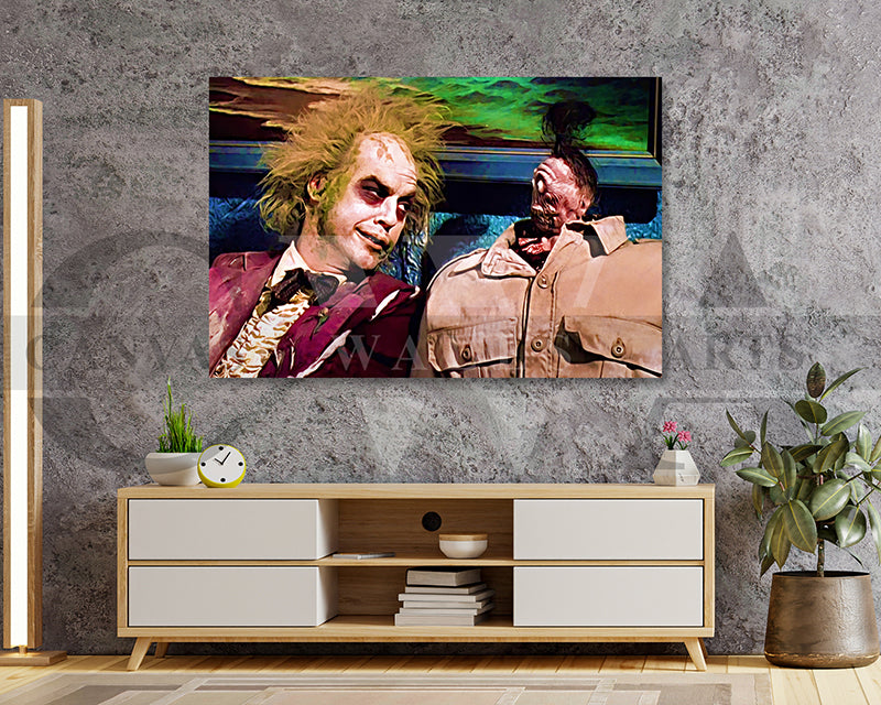 Beetlejuice Canvas Wall Art Movie Oil Painting Canvas Print
