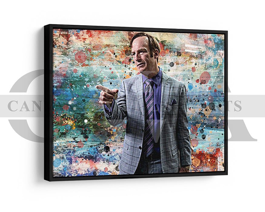 Better Call Saul Canvas Wall Art Abstract Movie Poster Print