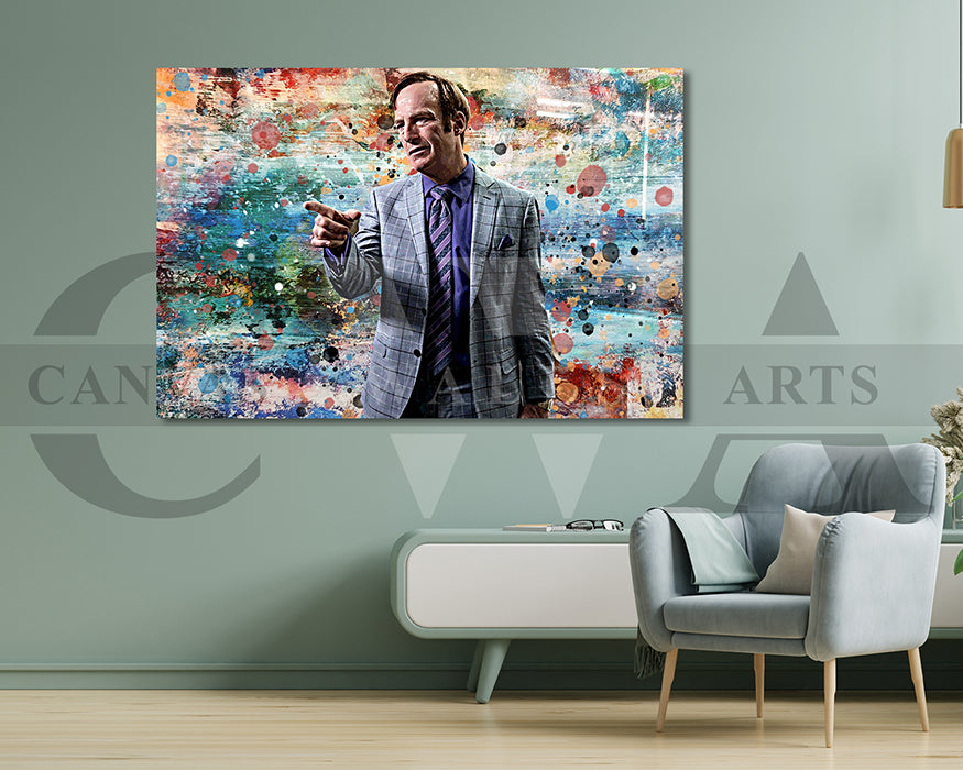 Better Call Saul Canvas Wall Art Abstract Movie Poster Print
