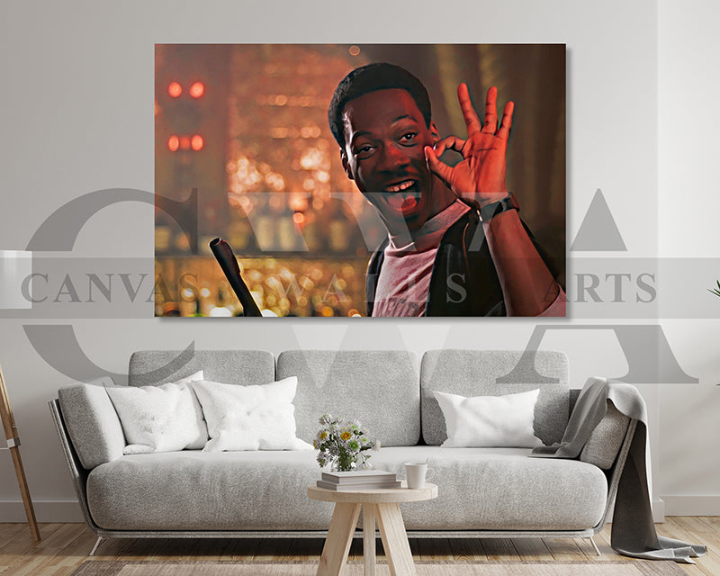 Beverly Hills Cop Canvas Wall Art Movie Oil Painting Canvas Print
