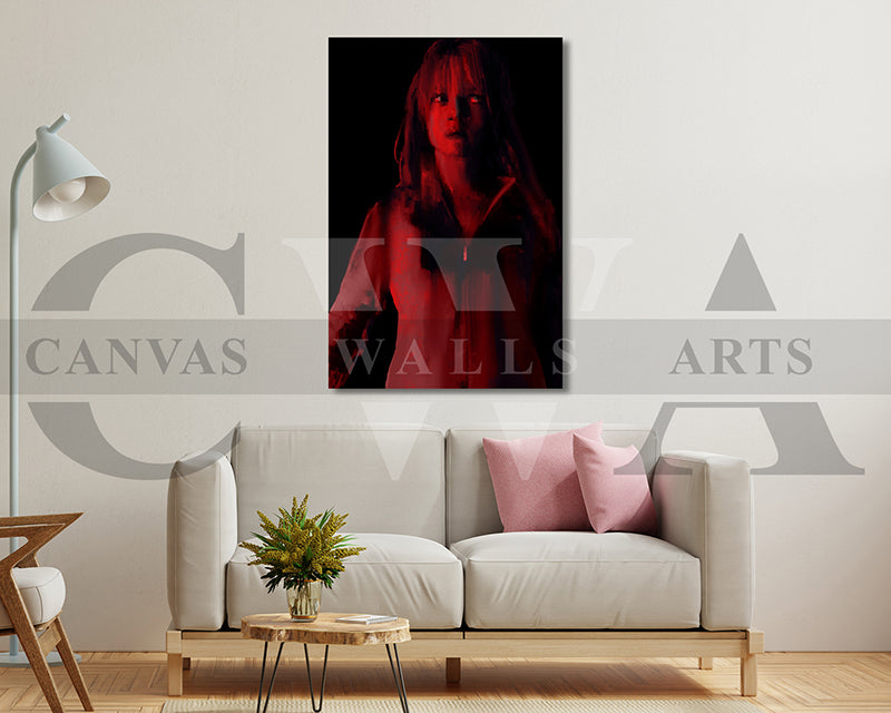 Bill's Bride Canvas Wall Art Abstract Movie Poster