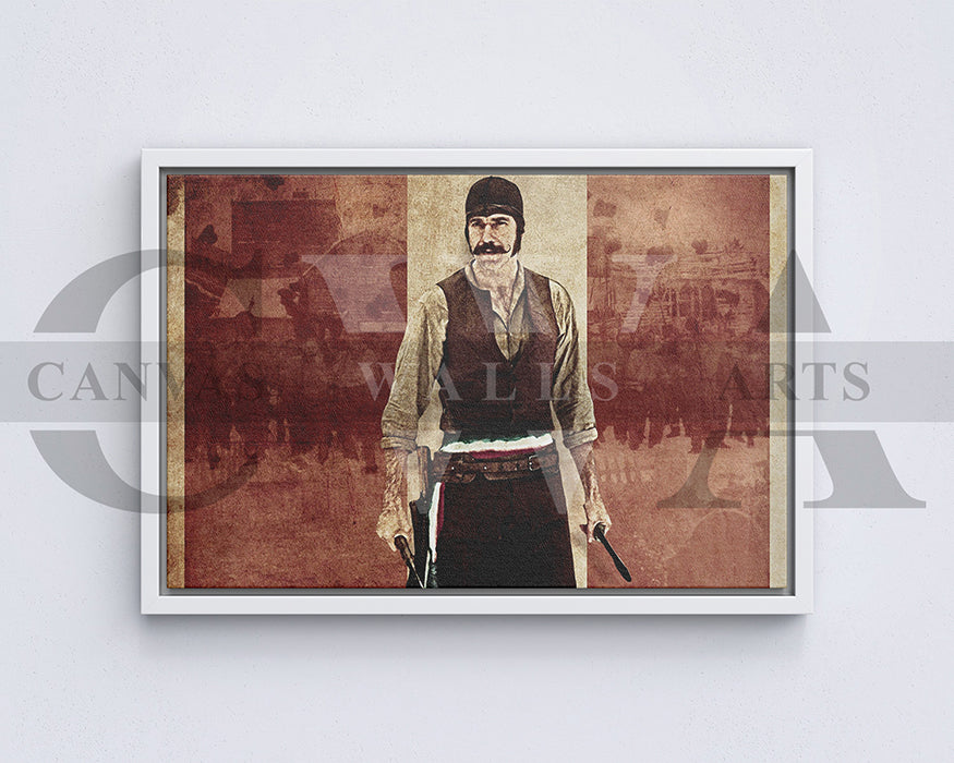 Bill the Butcher Canvas Wall Art Abstract Movie Poster Print Frame