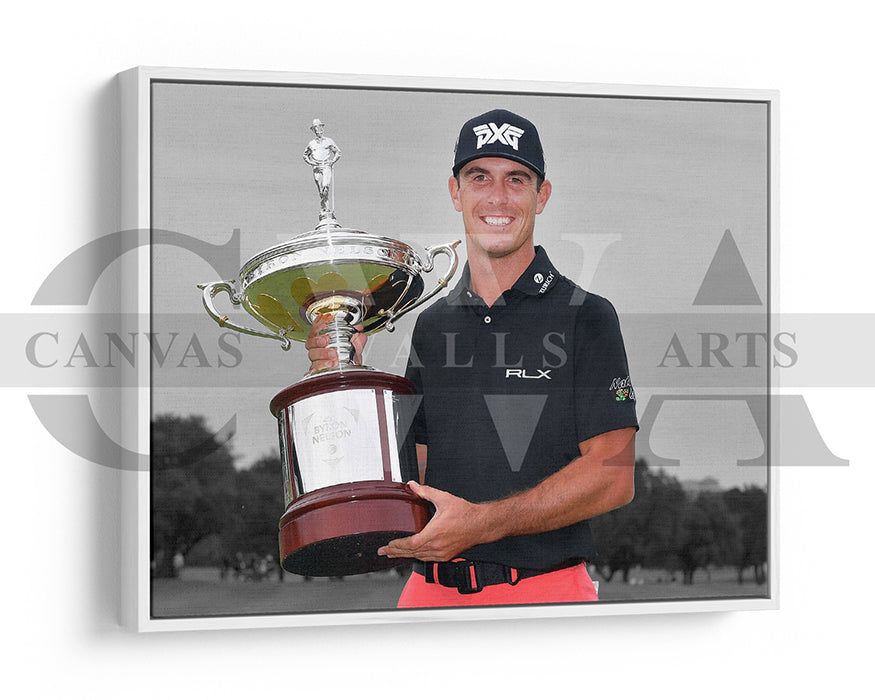 Billy Horschel Black & White Canvas Art Golf Canvas Wall Art