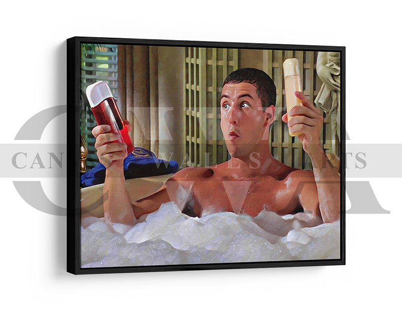 Billy Madison Sandler and shampoo Canvas Wall Art Movie Oil Painting Canvas Print